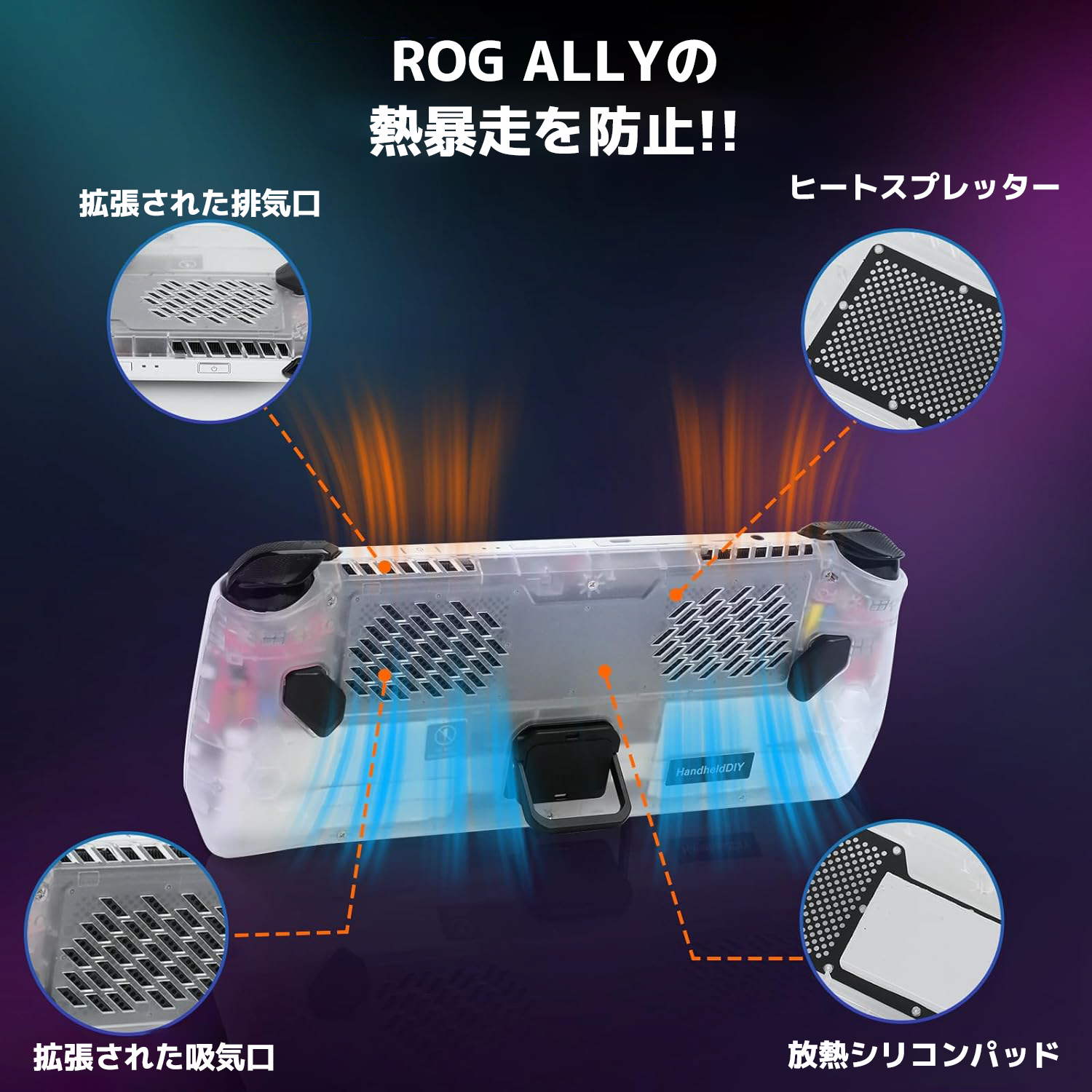 ROG Ally バック モッド ケース』 – HandheldDIY Japan 